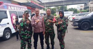 “Jumat Curhat” Bersama Komunitas Ojol di Halaman Mako Polsek Jakarta Utara