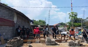 Polresta Sleman Bersama Komunitas Relawan Tergabung Dalam Satuan Tea, Anti Kriminalitas (STAK) Gelar Baksos