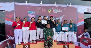 Karateka Kodam III/Slw Torehkan Prestasi di Kejuaraan Karate Piala Panglima TNI 2025