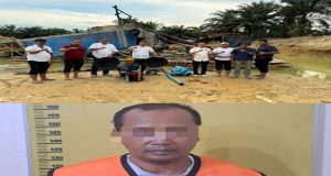 Polres Kampar berantas Pelaku Penambangan Emas Ilegal di Desa Lipat Kain