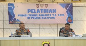 Tingkatkan Kemampuan Personel, Polres Ketapang Gelar Pelatihan Fungsi Teknis Samapta