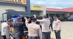 Kapolres Pidie Cek Kendaraan Dinas Pamapta untuk Dukung Tugas Patroli dan Penanganan TPTKP