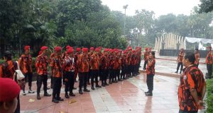 KOTI Mahatidana MPC Jakarta Utara Dikerahkan Amankan Acara “Pemuda Pancasila Bershalawat 2025” di Tugu Proklamasi Jakarta