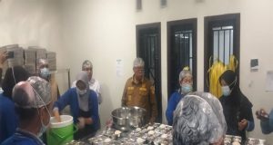 Dukung Program Nasional, Kapolsek Kelapa Kampit Hadiri Peresmian SPPG 1