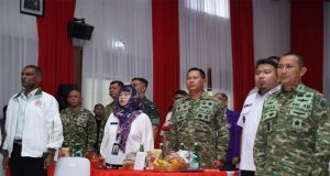 Pangdam III/Slw Hadir Pada Gelaran Bakti Sosial Manunggal TNI dan Rakyat di Yonif 312/KH