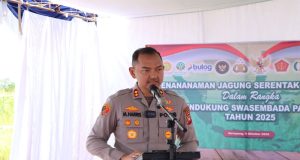 Dukung Swasembada Pangan, Polres Ketapang Laksanakan Penanaman Jagung Serentak Kuartal IV Di Kecamatan Muara Pawan
