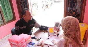 Rangkaian HUT Humas Ke 74, Polres Beltim Gelar Bakti Kesehatan Donor Darah