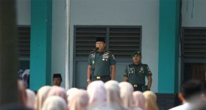 Apel Hari Santri Tingkat Provinsi Jawa Barat di Pimpin Pangdam III/Slw