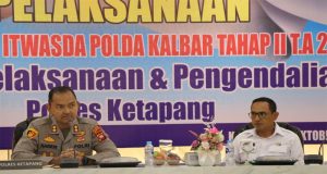 Polres Ketapang Terima Pelaksanaan Tim Audit Kinerja Itwasda Polda Kalbar Tahap II Tahun 2025