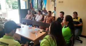 Kapolsek Simpang Dua Gelar Kegiatan “Jum’at Curhat” Bersama Forkopincam dan Para Kades