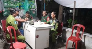 Koramil 02/Tarumajaya Gelar Patroli Gabungan Bersama Komponen Pendukung di Kelurahan Setia Asih