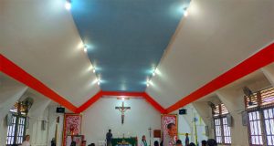 Polsek Sungai Laur Gelar Kegiatan “Minggu Kasih” di Gereja Santo Fransiskus Desa Bengaras