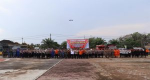 Kapolres Beltim Pimpin Apel Gabungan Siaga Bencana Tahun 2025