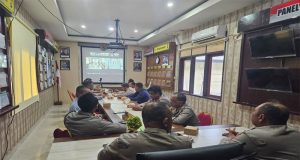 Polres Beltim Mengikuti Anev Ketahanan Pangan