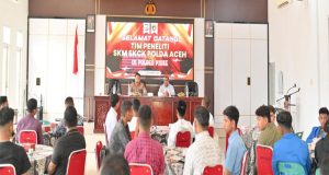 Polres Pidie Terima Kunjungan Tim Peneliti SKM Polda Aceh