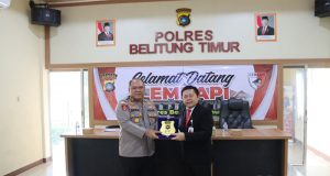 Polres Beltim Raih Penghargaan Dari Lembaga Kajian Strategis Kepolisian Indonesia