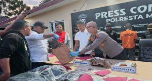 Polresta Manokwari Berhasil Ungkap Kasus Pembunuhan di Reremi Puncak Manokwari