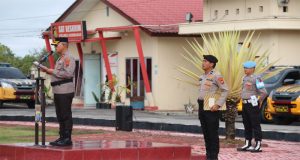 Polres Humbahas Gelar Apel Pasukan Operasi Zebra Toba 2025