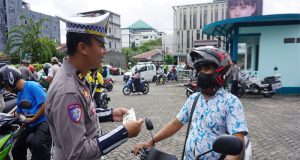 Puluhan Pelanggar Terjaring dalam Penertiban Ops Zebra Kapuas 2025 di Pontianak