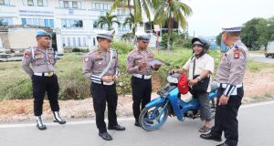Polda Kepri Laksanakan Patroli dan Penindakan Pelanggar Lalu Lintas Dalam Rangka Operasi Zebra Seligi 2025