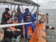 Sat Polairud Polres Ketapang bersama Tim Gabungan Temukan dan Evakuasi Nelayan Hilang di Perairan Muara Ketapang