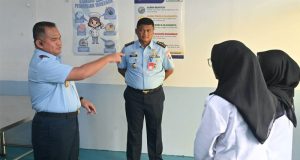 Danlanud Sdm Tinjau SPPG Sirnabaya, Pastikan Program MBG Berjalan Optimal