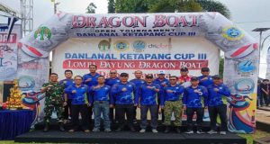 Akhir Spektakuler! Dragon Boat Danlanal Ketapang Cup III Resmi Ditutup dengan Semangat Juang Tak Terbendung