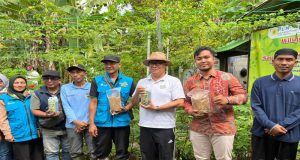Kunjungan Direktur Pengurangan Sampah KLH ke Saung Maggot KBB Mitra Binaan PLN IP UBP Saguling