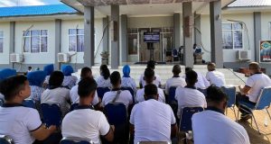 Semangat Armada Tak Pernah Padam : Prajurit Lanal Ketapang Olahraga Bersama Penuh Heroisme