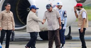 Menhan Sjafrie Dampingi Presiden Prabowo Tinjau Misi Kemanusiaan dan Pemulihan Akses Pascabanjir di Aceh