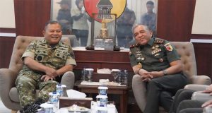 Pangdam V/Brawijaya Terima Audiensi Kapusziad, Bahas Penguatan Pembinaan dan Kesiapan Operasional Satuan Zeni