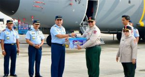 TNI AU Peduli, Kasau Serahkan 27,7 Ton Bantuan untuk Korban Bencana Sumut, Sumbar, dan Aceh