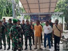 Koramil 02 Tarumajaya Gelar Karya Bhakti Pembersihan Masjid Arya Dosholihin dalam Rangka Hari Juang Kartika ke-77 Tahun 2025