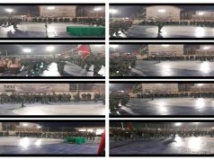 Koramil 02/Tarumajaya Laksanakan Penyambutan Ton Ranting Yudha Wastu Pramuka Jaya (YWPJ) di Desa Segara Jaya