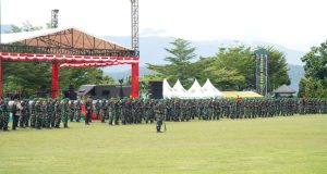 Tonting YWPJ Awali Upacara Hari Juang Korps Infanteri Ke-77 Dipimpin Pangdam Kasuari : Hari Juang Infanteri Momentum Meneguhkan Jati Diri Prajurit Bersama Rakyat