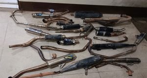 Polsek Simpang Hulu Polres Ketapang Laksanakan Penertiban Knalpot Brong dan Balap Liar di Malam Minggu