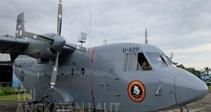 TNI AL Kerahkan Pesawat NC 212-200 Aviocar Salurkan 1,1 Ton Bantuan Logistik ke Takengon