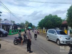 Pengamanan Objek Vital Pantai Air Mata Permai Awal Tahun 2026,Di Pimpin Langsung Kapolsek Muara Pawan Polres Ketapang