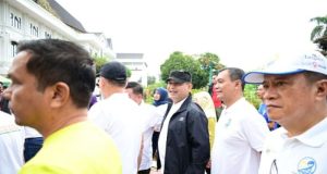 Wakapolda Jambi hadiri kegiatan jalan santai dalam rangka memperingati Hari Ulang Tahun (HUT) Provinsi Jambi ke-69 Tahun 2026