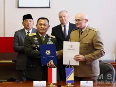 Menhan Sjafrie Sjamsoeddin dan Menhan Bosnia Tandatangani Joint Statement Perkuat Kerja Sama Pertahanan
