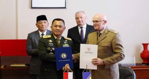Menhan Sjafrie Sjamsoeddin dan Menhan Bosnia Tandatangani Joint Statement Perkuat Kerja Sama Pertahanan