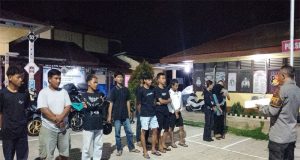 Patroli Antisipasi Balap Liar dan Knalpot Brong di Kota Ketapang, Di Pimpin Langsung Oleh Kanit Reskrim Polsek Delta Pawan