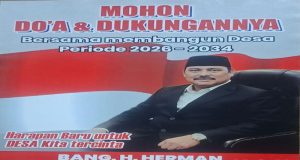 Bang Haji Suherman Calon Lurah Desa Pantai Makmur Periode 2026–2034, Menuju Perubahan dan Kesejahteraan Masyarakat