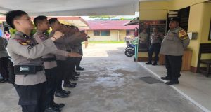 Polres Ketapang Gelar Pembinaan Dan Orientasi, Pengenalan Kepada Bintara Remaja Yang Baru Bergabung Di Lingkungan Polri