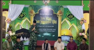 Dansatgas 410 Alugoro Menghadiri Peringatan Isra Mikraj Bersama Masyarakat Kampung Vascodamnem