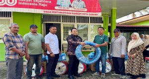 Petani Sabang Terima Bantuan Pompa Air, Wali Kota: Manfaatkan Secara Optimal