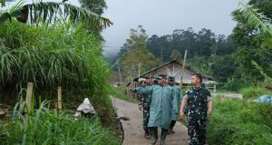Pangdam III/Siliwangi,Mayjen TNI Kosasih, SE, Tinjau Lokasi Longsor Bandung Barat