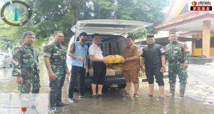 Camat Tarumajaya Terima Bantuan SPPG untuk Warga Terdampak Banjir