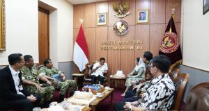 Wamenhan Terima Audiensi Wamendag, Bahas Sinergi Pertahanan–Perdagangan Pasca Kunker Presiden ke Pakistan