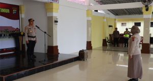 Wakapolres Beltim Pimpin Upacara Kenaikan Pangkat Personel PNS Polri